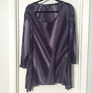 Simply Vera Tunic - beautiful shades of purple